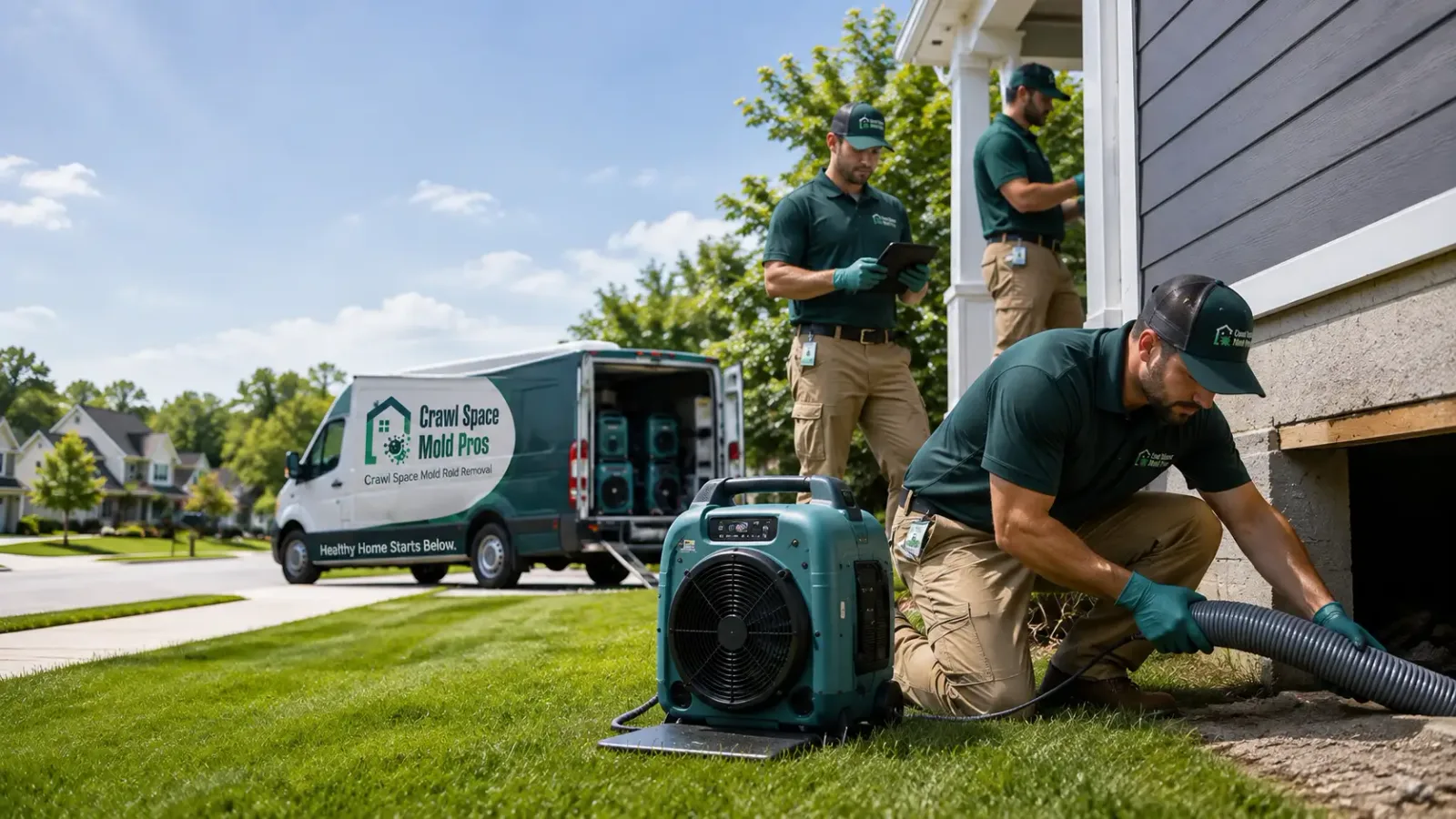 Crawl Space Mold Removal in Aledo, IL